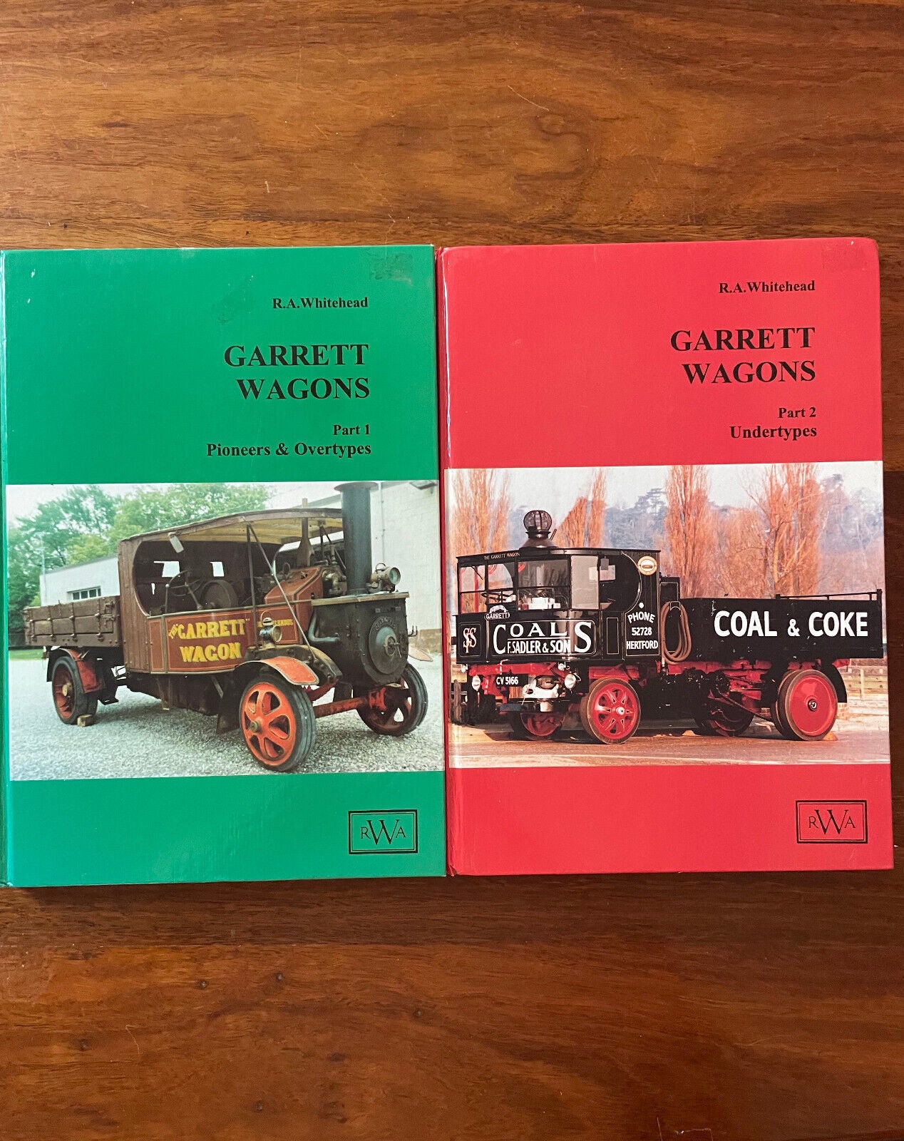 Garrett Wagons Part 1 & Part 2 Hardback Book Steam Traction Engines Lorries