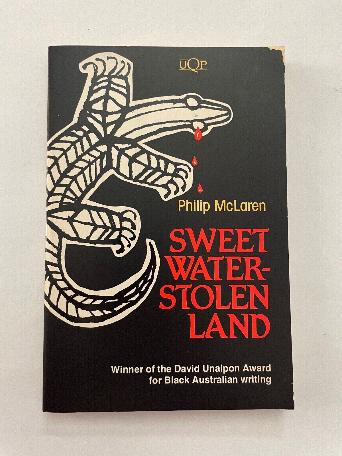 SWEET WATER-STOLEN LAND [Philip McLaren] 1993 SC 1stE UQP [David Unaipon Winner]