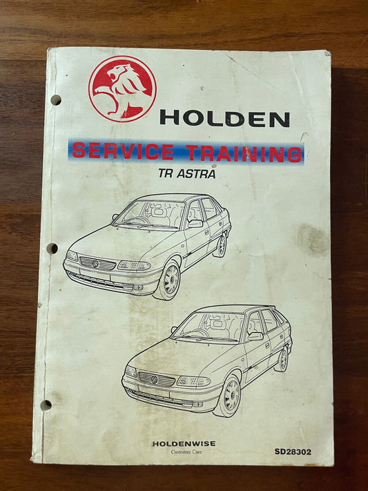 Holden Astra TR Series Service Training Manual