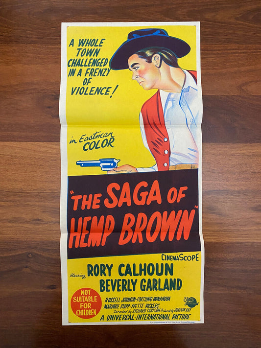 The Saga of Hemp Brown Australian Daybill Movie poster