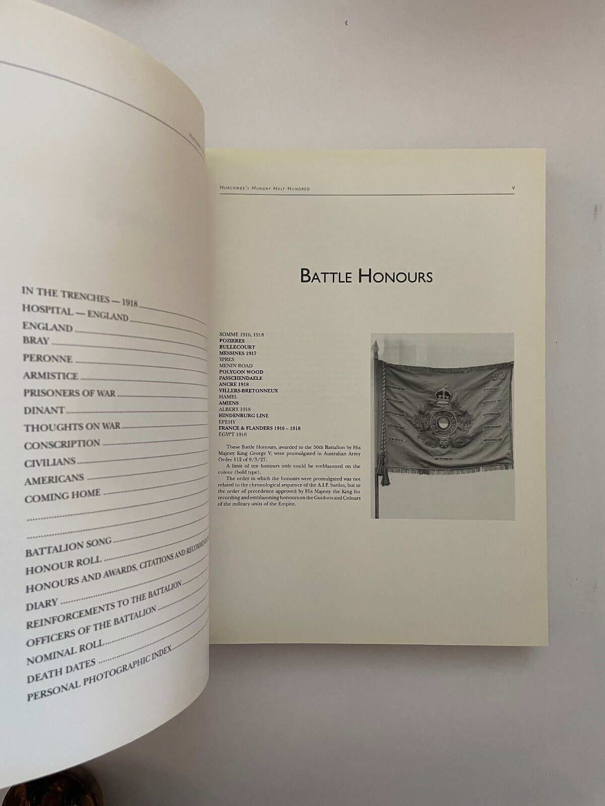 Hurcombe’s Hungry Half Hundred – A memorial history of the 50th Battalion A.I.F.