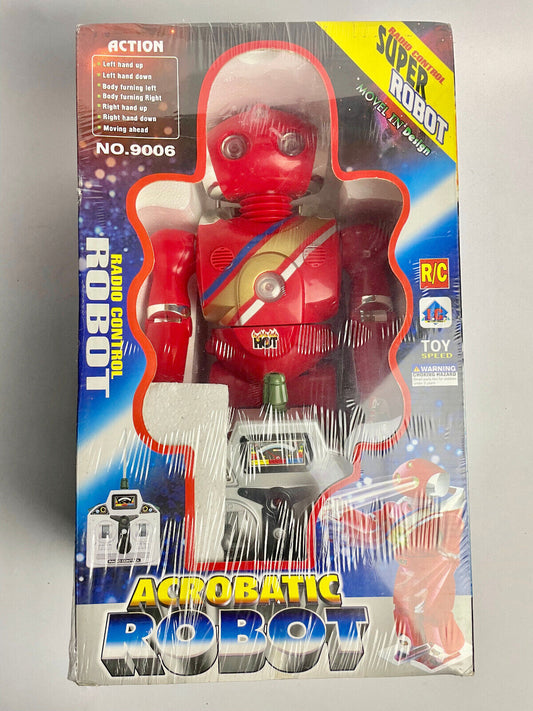 Vintage Acrobatic Robot Radio Control No 9006-W 38cm tall 1990s