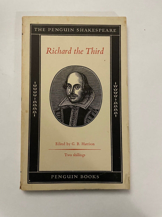 Richard the Third The Penguin Shakespeare by GB Harrison B24