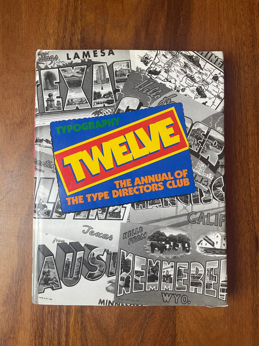 TYPOGRAPHY 12 (NO. 12, 1991) By Type Directors Club - Hardcover *Mint Condition*