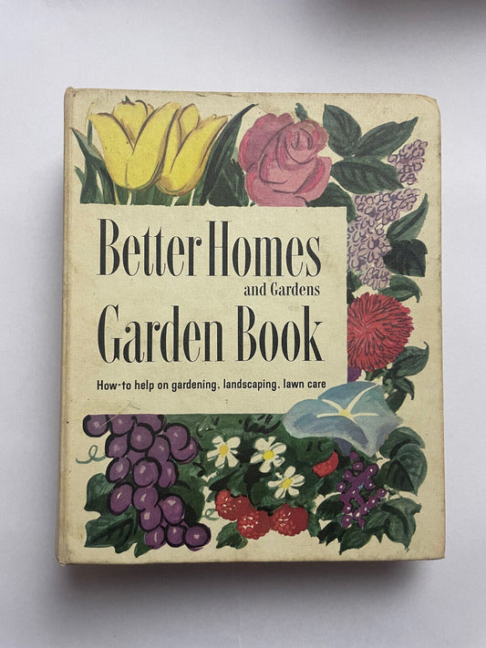 Vintage Better Homes and Gardens Gardening Landscaping Book Spiral Notebook Page