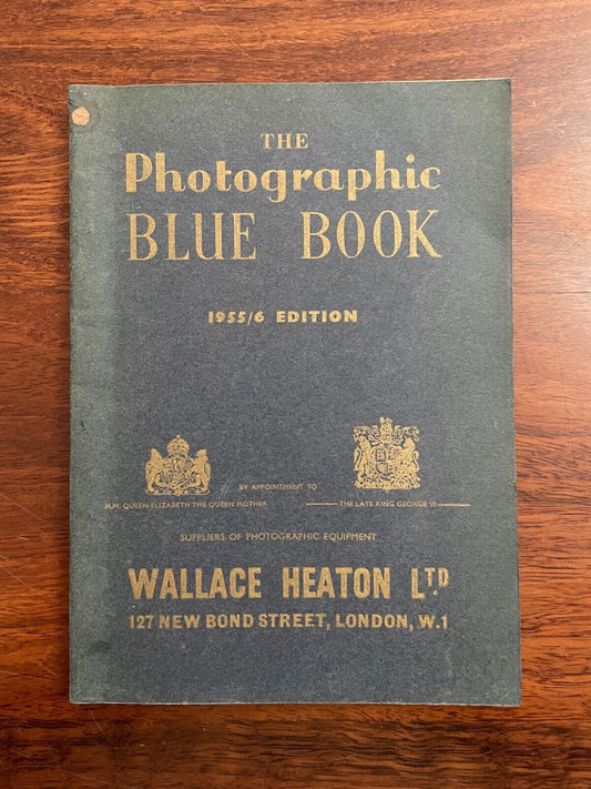 The Photographic Blue Book 1955/56 edition by Wallace Heaton