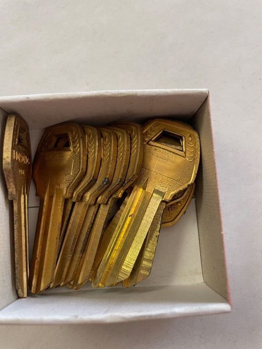 Vintage Edmonds C60x blank keys x 11 off original hardware Australia