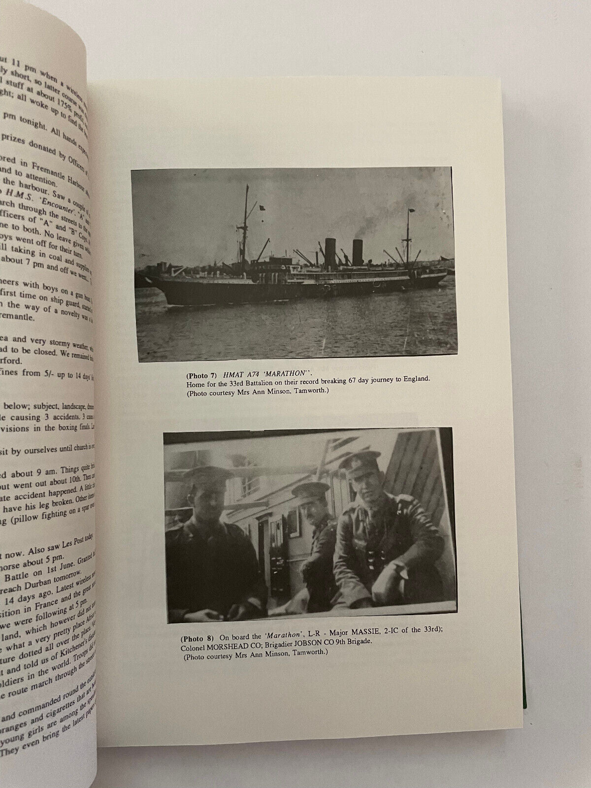 Never a Backward Step – a History of the First 33rd Battalion (Hard Cover)