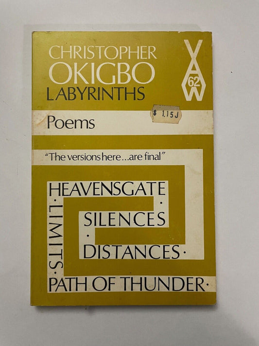 Labyrinths by Chrsitopher Okigbo (Poems) African Writer Series