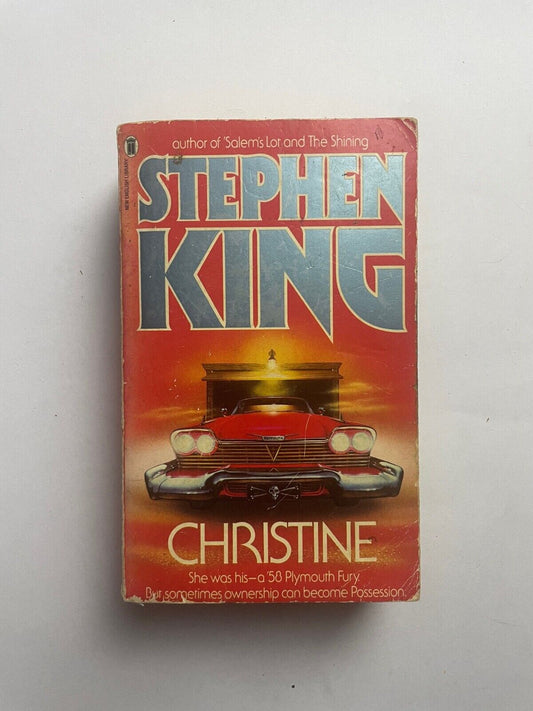 Christine by Stephen King  Paperback, 1984 Vintage 1st Nel PB edition Horror