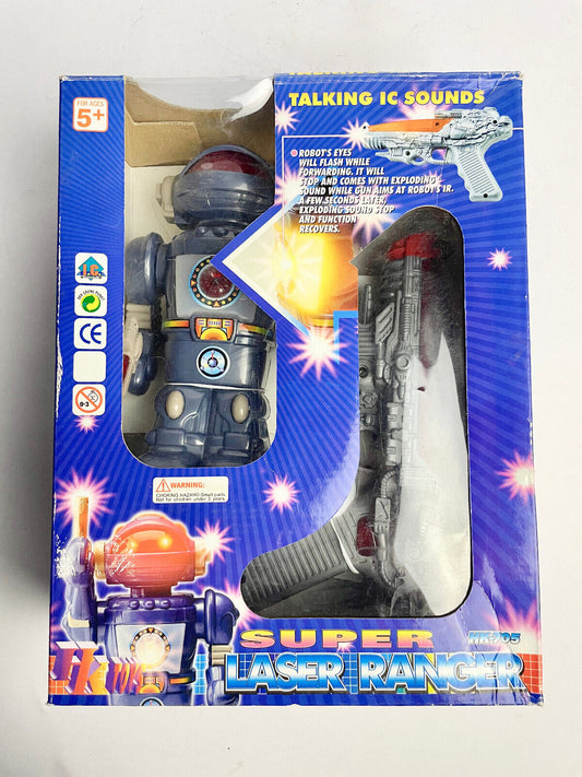 Vintage Super Laser Ranger Robot Ho-Kai Toys HK-705 Talking IC Sounds