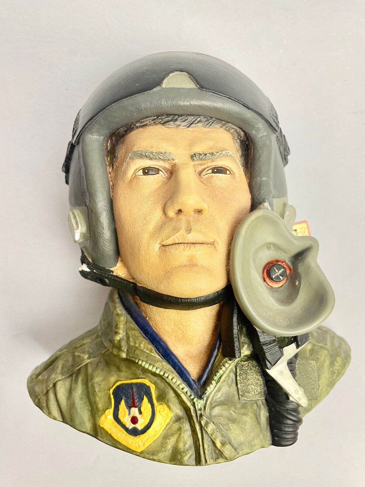 USAF Fighter Pilot Operation Desert Storm The Gulf War Bosson chalkware head