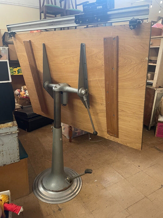 Vintage 1950's Nike Eskilstuna Sweden industrial architects drafting table