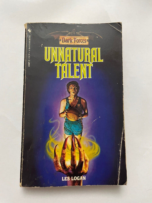 Unnatural Talent (Dark Forces) by Les Logan (Paperback, 1983) 1st ed scarce