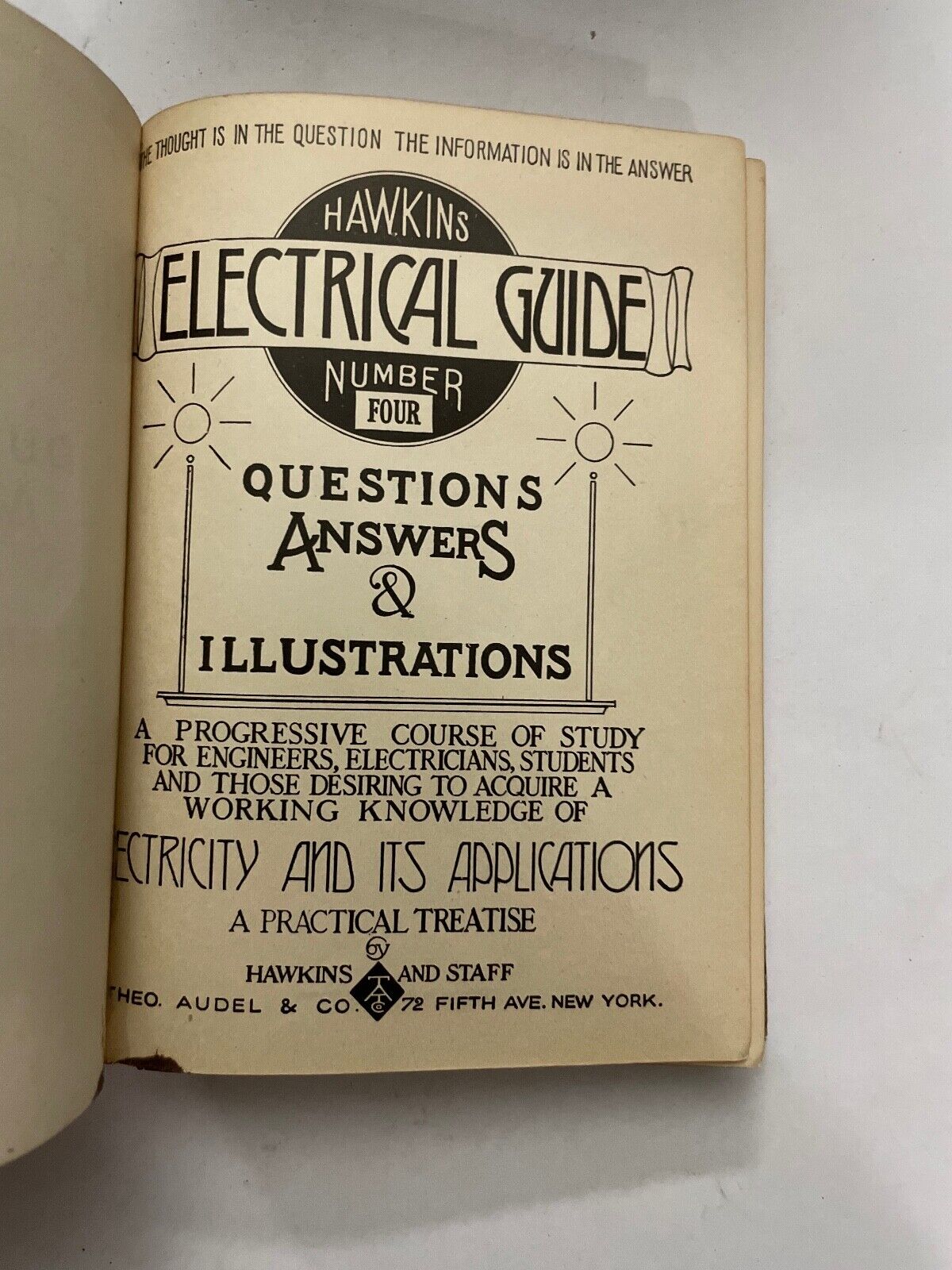 Hawkins Electrical Guide #4 Questions Answers Diagrams
