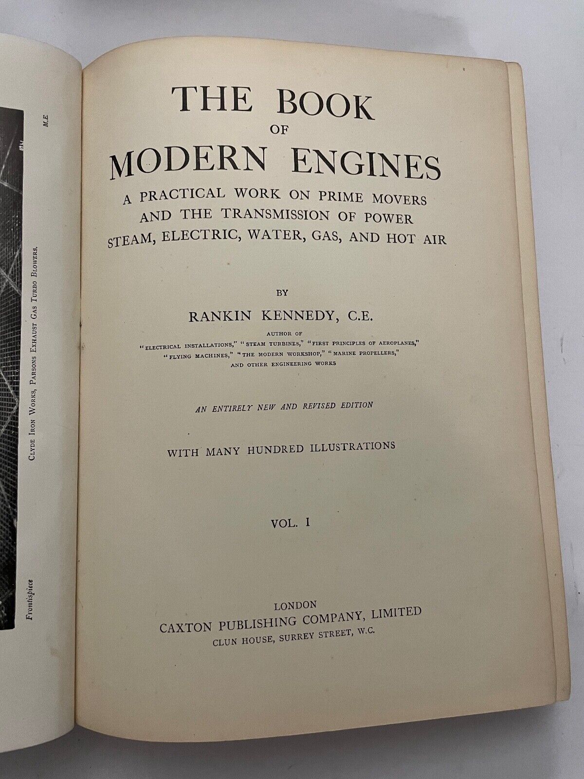 The Book of Modern Engines by Rankin Kennedy Vol 1